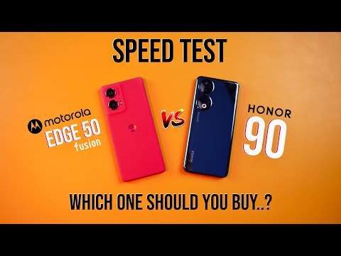 Moto Edge 50 Fusion vs Honor 90 Speed Test⚡️ || Which one fast