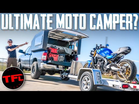 What's It Like To Moto Camp With A Ram 2500? Check Out New My Radica Moonlander Camper!