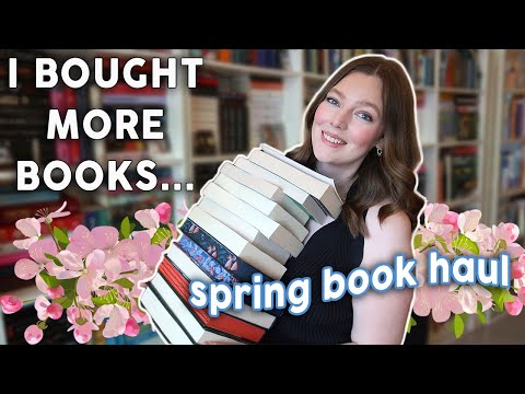 A HUGE SPRING BOOK HAUL 🌸📚 | every fantasy, romantasy & historical fiction book I've bought recently