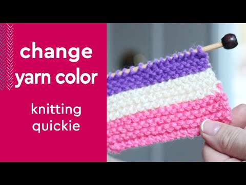 My Easy Yarn Change Trick #shorts #knitting #yarn