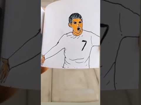 Christiano ronaldo best drawing 👑#shorts