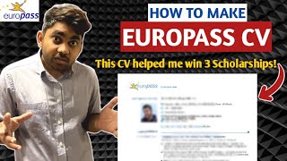 How to make an Outstanding EUROPASS CV | Step-by-Step guide |  Amazing Tips and Tricks