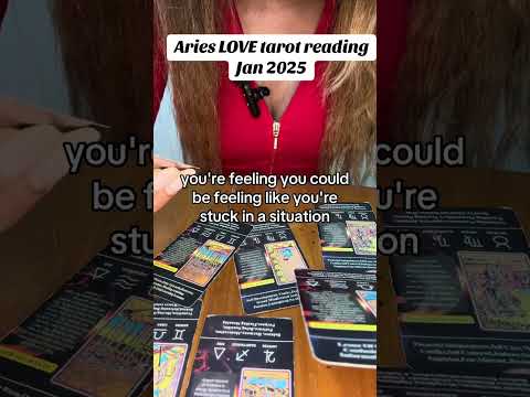 Aries LOVE tarot reading Jan 2025. #ariestarot #tarot #tarotlove #aries