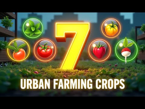 7 Best Crops for Urban Farming Success #UrbanCrops #CityFarming #AgroSuccess