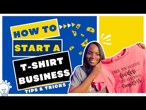 How To Start A T-Shirt Business Under $500 At Home! (Cricut, Heat Press, HTV)