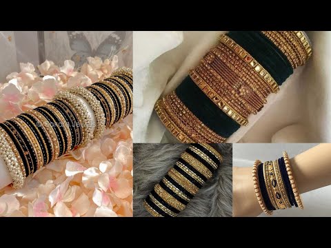 50 beautiful latest black color bangles set|| black bangles ideal for every occasion|| latest design