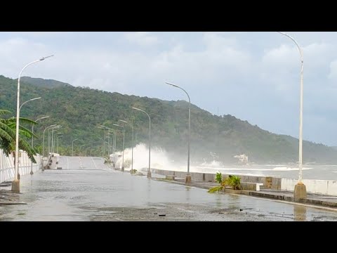 Virac Boulevard Situation /Typhoon Pepito nears Landfall #pepitoph #typhoonpepito