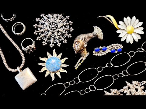 MYSTERY JEWELRY UNBOXING: SALE JAN 7TH @ 7PM EST ESTATE SILVER + #jewellery #sale #preview