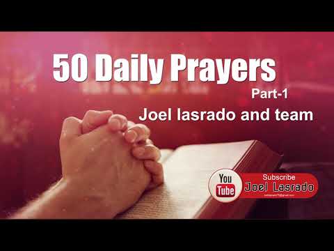 50 ENGLISH DAILY PRAYERS - ( PART 1) -- JOEL LASRADO & TEAM