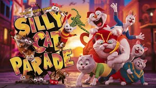 Silly Cat Parade - Funny Kids Song About Goofy Cats!