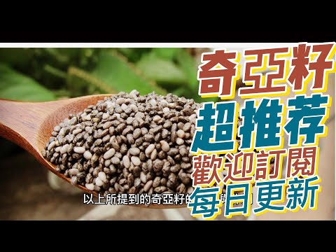 EP178 奇亞籽（Chia Seeds）的好處與作用 促進消化  高營養價值 抗氧化作用