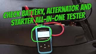 EASY WAY HOW TO CHECK CAR BATTERY A STARTER AND ALTERNATOR !!!