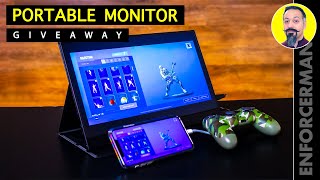 DUAL SCREEN SOLUTION under $200 - Auzai Portable Monitor (GIVEAWAY)