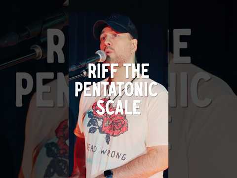 Riff the Pentatonic Scale #voice #riff #riffing #singer #vocals #singing #vocalcoach #shorts