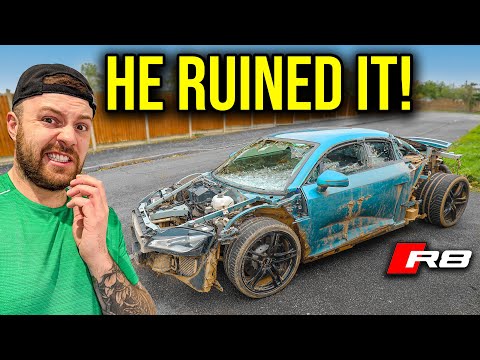 I BOUGHT A DESTROYED AUDI R8 FROM MARK MCCANN