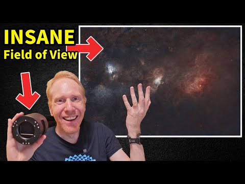 IMPRESSIVE! Testing the CHEAPEST FULL FRAME cooled astrophoto camera with TINY refractor!