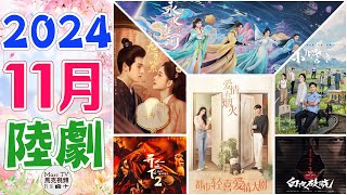 2024年11月陸劇介紹│11月上線的必追精彩大陸劇，你最期待哪一部？【11月大陸劇】