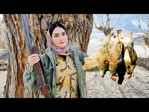 Village Lifestyle Iran: Amazing Cooking & Donkey Riding By A Girl