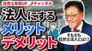 『社会保険労務士法人』とは？法人にするメリットとデメリット