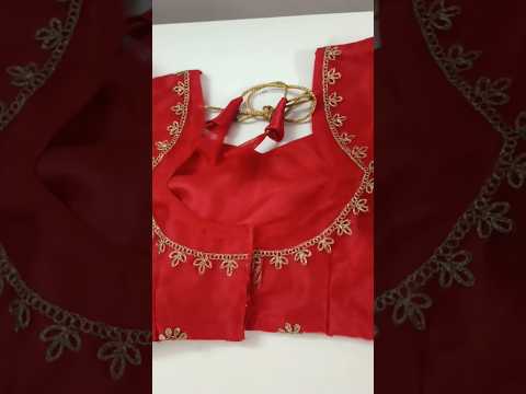 Lehenga Blouse design with back open #Net Blouse design  #shortsviral#party blouse design