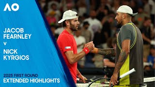 Jacob Fearnley v Nick Kyrgios Extended Highlights | Australian Open 2025 First Round