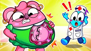 Baby Born Song 👶🍼 Mommy Pregnant New Sibling | Nursery Rhymes & Kids Songs by Fluffy Friends