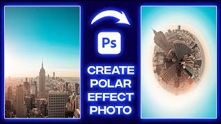 Create Polar Effect Photo in Photoshop  #shorts #photoshoptutorial #tutorial