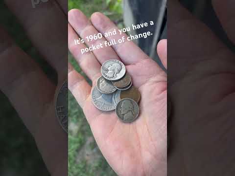 What pocket change looked like in the 1960’s. #realmoney #silver #silverstacking #investment #coins