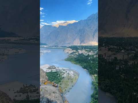 “Breathtaking view of Skardu from the ancient Fort #ancient #travel #mountains #historical #nature