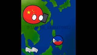 "The top 4 biggest Countries 🤑🔥"| Ib: @hayanura | #countryballs #animation #fypシ゚viral #shorts|