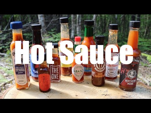 Hot Sauce - Taste Testing 10 Different Chilli Sauces from Around the World.