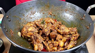 Chicken Fry | Nattu Kozhi Varuval Recipe In Tamil