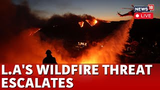 LIVE | Los Angeles Fire | Red Flag Weather Warning Issued | California Wildfire | Los Angels | N18G