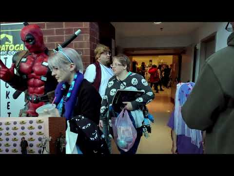 (4k) Saratoga Comic Con Saratoga Springs NY Walk Through November 13th 2022 video # 110 RJWheatonJr