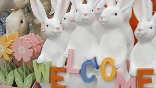 Let's shop at the AT HOME store/Valentine's and Easter decor already out❤🐇