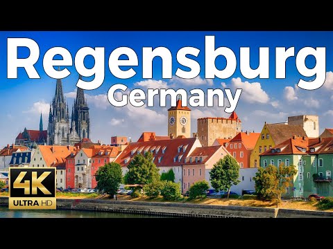 Regensburg, Germany Walking Tour (4k Ultra HD/60fps) – With Captions