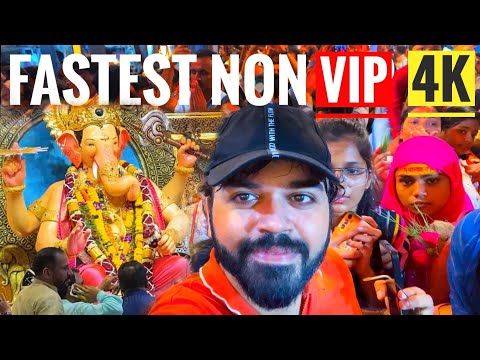 What Happened? 😱 Fastest NON VIP Darshan At LALBAUGCHA RAJA ❤️🙏 ,💐 In 2024