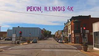 Peoria's Largest Suburb: Pekin, Illinois 4K.