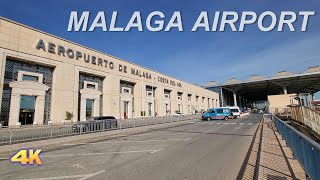 MALAGA AIRPORT - COSTA DEL SOL AIRPORT , MALAGA , SPAIN 4K