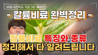 풀버전) 칼륨(가리)비료 특징과 종류 완벽 정리! 이젠 완벽하게 구분하고 사용하자 | 황산칼륨, 염화칼륨, 질산칼륨, 인산칼륨 | 비료사관학교 기초 3강 풀버전 | 농사 100단