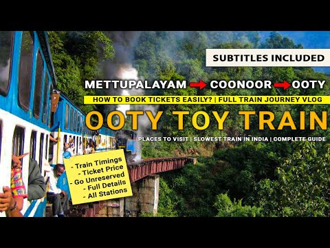 Ooty Toy Train 🚂 Vlog Tamil | Easy Ticket Booking Unreserved | Toy Train Complete Details Coonoor