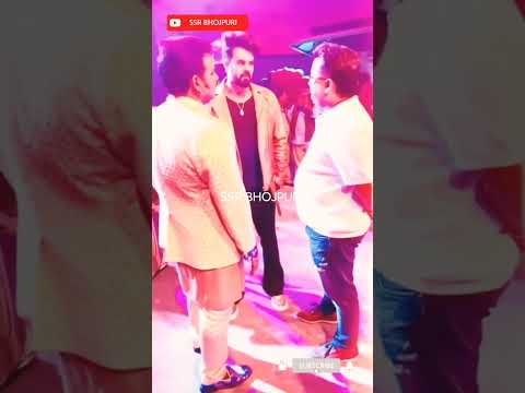 Pawan Singh and manish paul new song shoot time #pawansingh #manishpaul #songshoot #shorts #ytshorts