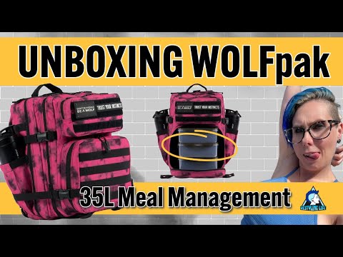 WOLFpak 35L Backpack UnBoxing: The Essential Bag for Meal Management