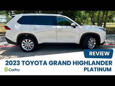 2023 Toyota Grand Highlander Platinum Review and Test Drive