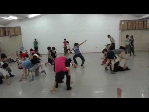 2012 台東工作坊-「接觸即興」隨手拍