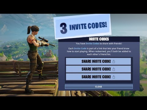 FORTNITE IOS INVITE CODES! 3 FREE CODES FOR FORTNITE ON MOBILE!