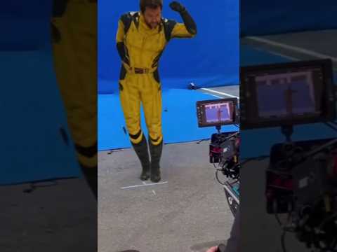 Bye Bye Bye Wolverine Dance Behind The Scenes #dance #deadpool #marvel #mcu #wolverine #byebye