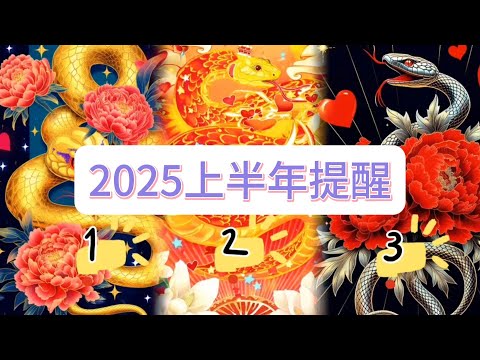 💜塔羅占卜| 2025上半年提醒