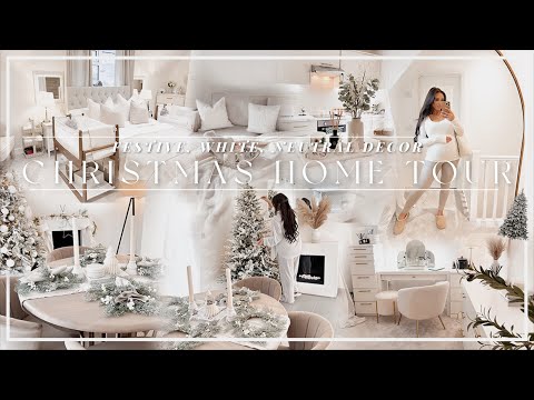 CHRISTMAS HOME TOUR 2023 | COSY + NEUTRAL & COSY EVENING!