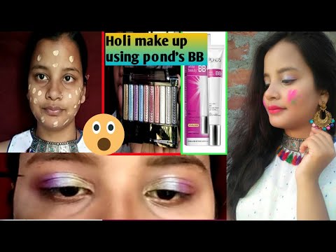 Holi makeup@2020#With POND'S      #HOLIMAKEUP# Fashion & BEAUTY